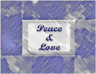 "Peace & Love" Graphic Design