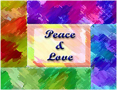 "Peace & Love" Graphic Design