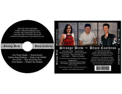 Strange Brew CD Cover & Label (Photography & Design)