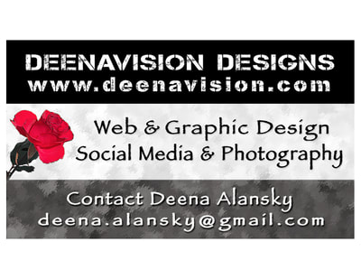Deenavision Designs Business Card